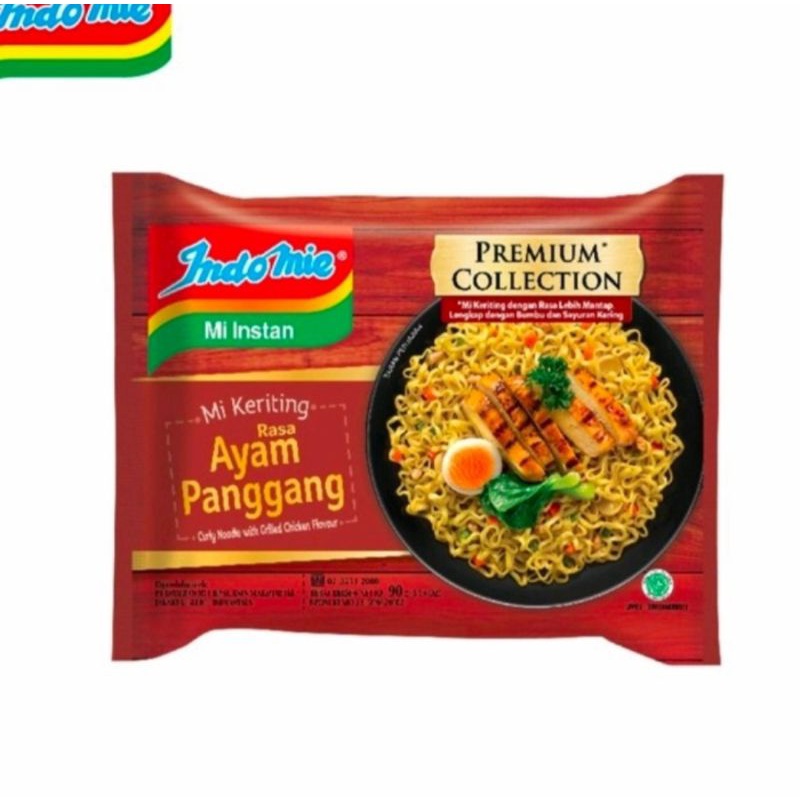 

Indomie Mie Keriting Ayam Panggang