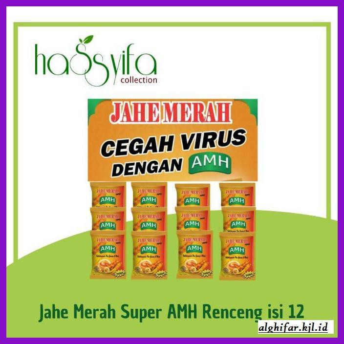 

lanoisidartdrink- amh jahe merah amanah super habbatussauda renceng ( 12 sachet ) -asliii-bngittt.
