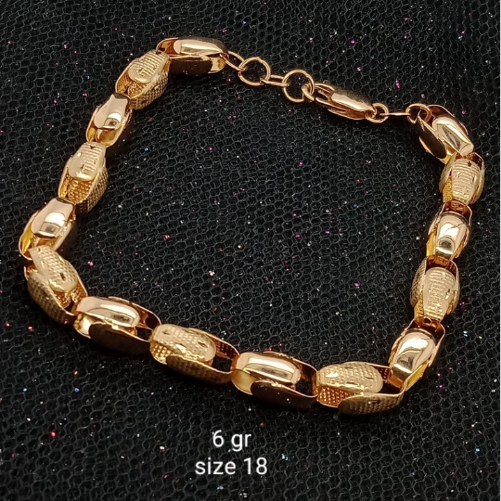 Gelang Emas 17K - 6 gr Kadar 750 - 553