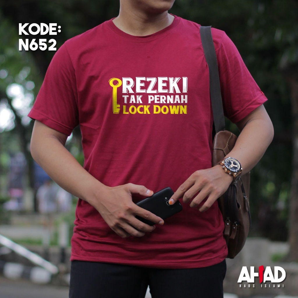 Kaos Islami Ahad - Rezeki tak pernah lockdown N651