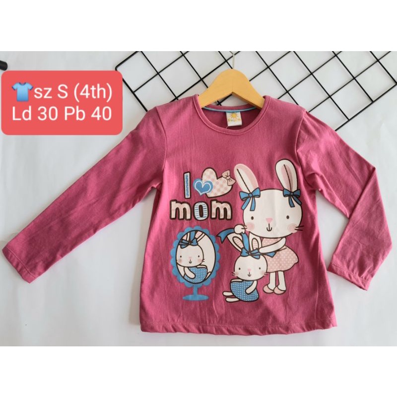 kaos lengan panjang little M