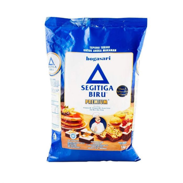 

TEPUNG TERIGU BOGASARI SEGITIGA BIRU Kemasan 1 Kg