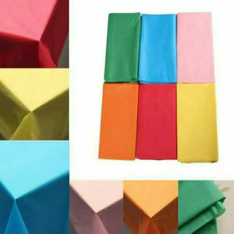 Taplak Meja Plastik Polos