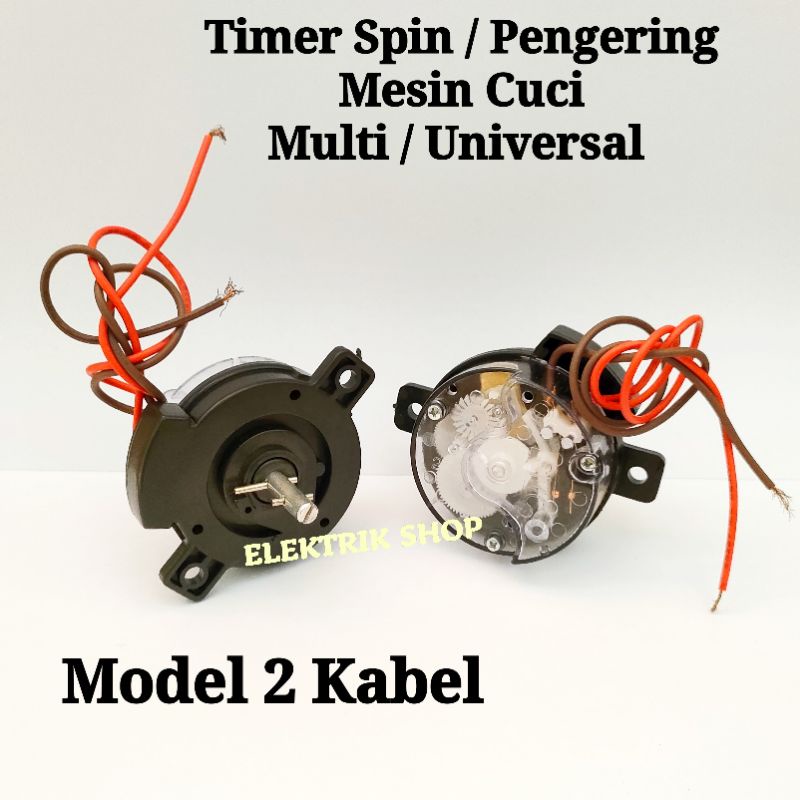 TIMER SPIN / TIMER PENGERING MESIN CUCI 2 TABUNG MULTI UNIVERSAL 2 KABEL