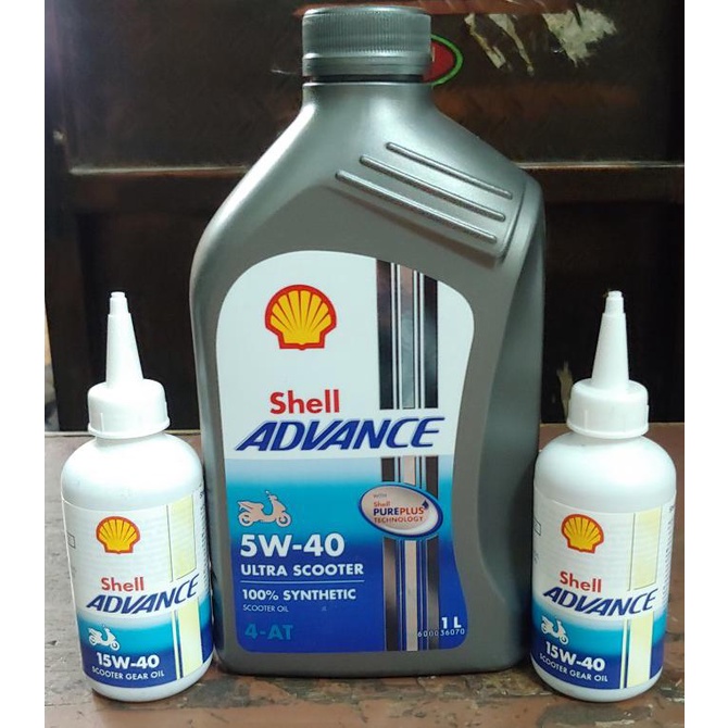 [[BISA COD]] Paket Oli Shell Matic Ultra Dan Oli Gardan Shell Nmax Aerox Xmax Pcx