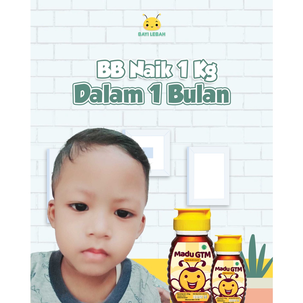 Madu GTM | Madu Anak Bayi | Usia 1 tahun | Original | Penambah Nafsu Makan Anak Bayi Gerakan Tutup Mulut