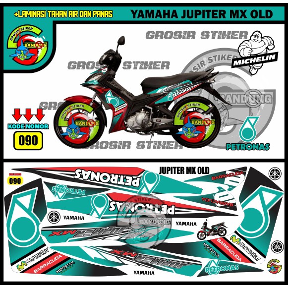 STRIPING VARIASI YAMAHA JUPITER MX OLD PETRONAS