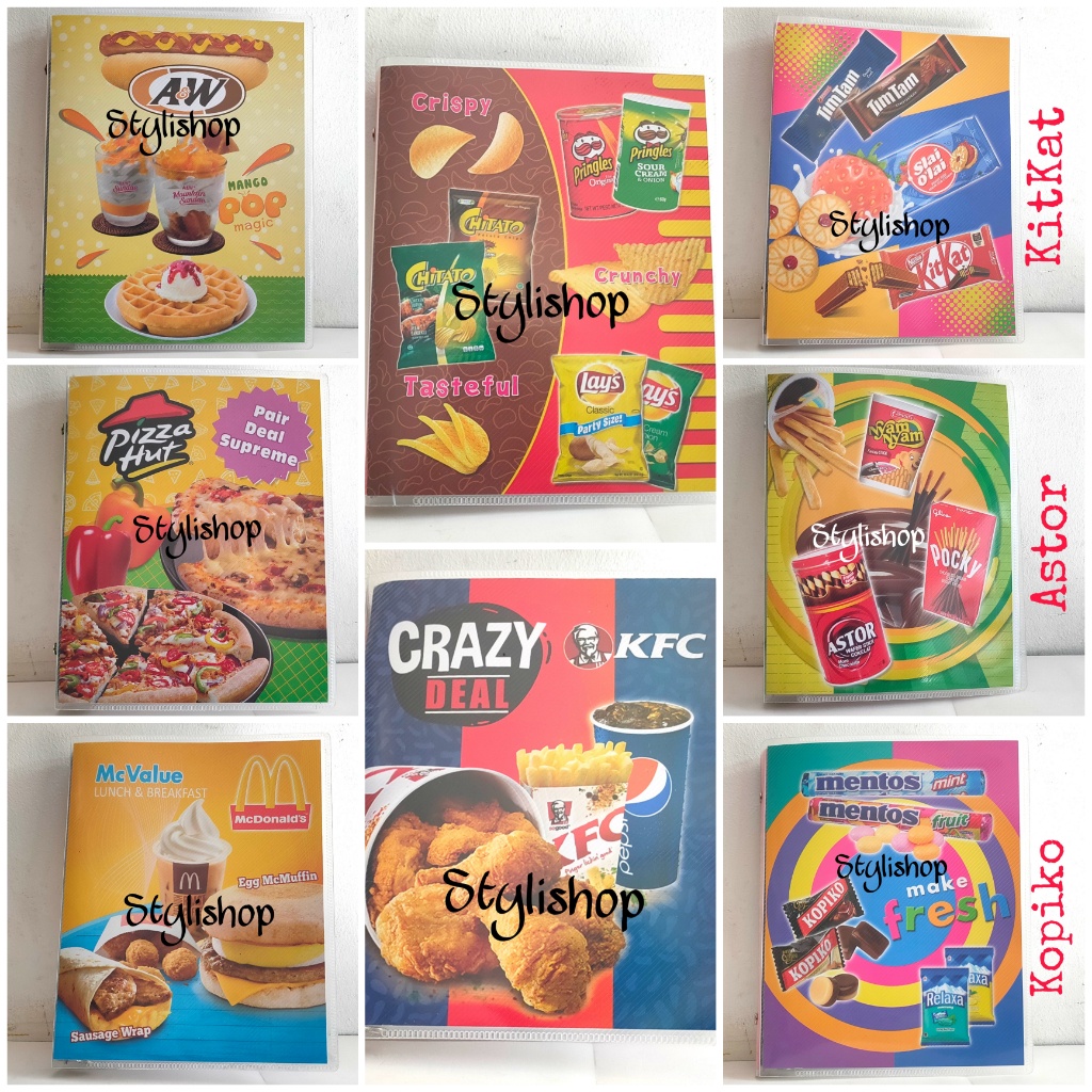 

Map Binder A5 Motif Makanan / Buku Binder Karakter / Map Binder Fancy