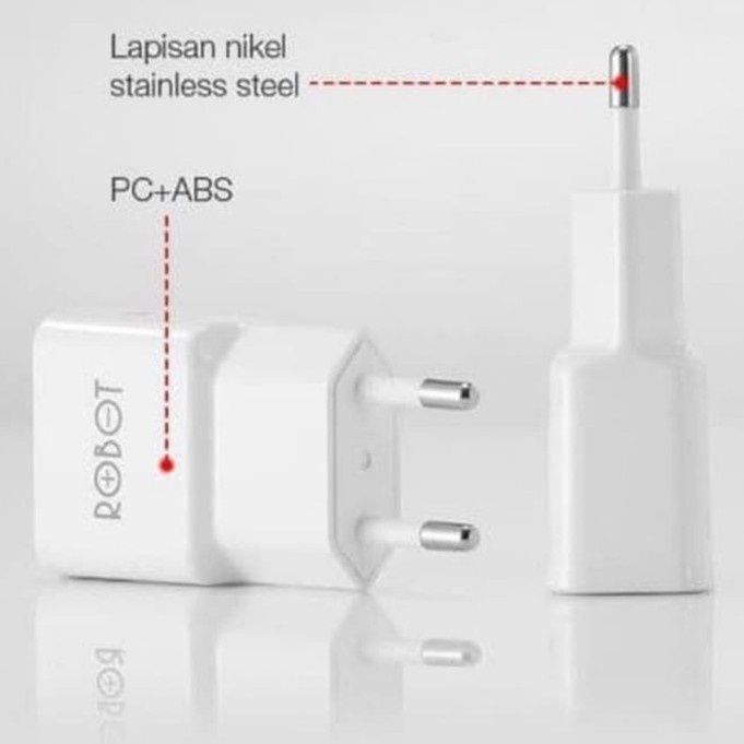 ROBOT RT-K4 kepala charger charging travel adapter casan colokan usb