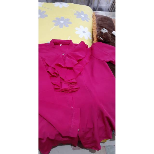 Kemeja pink fanta