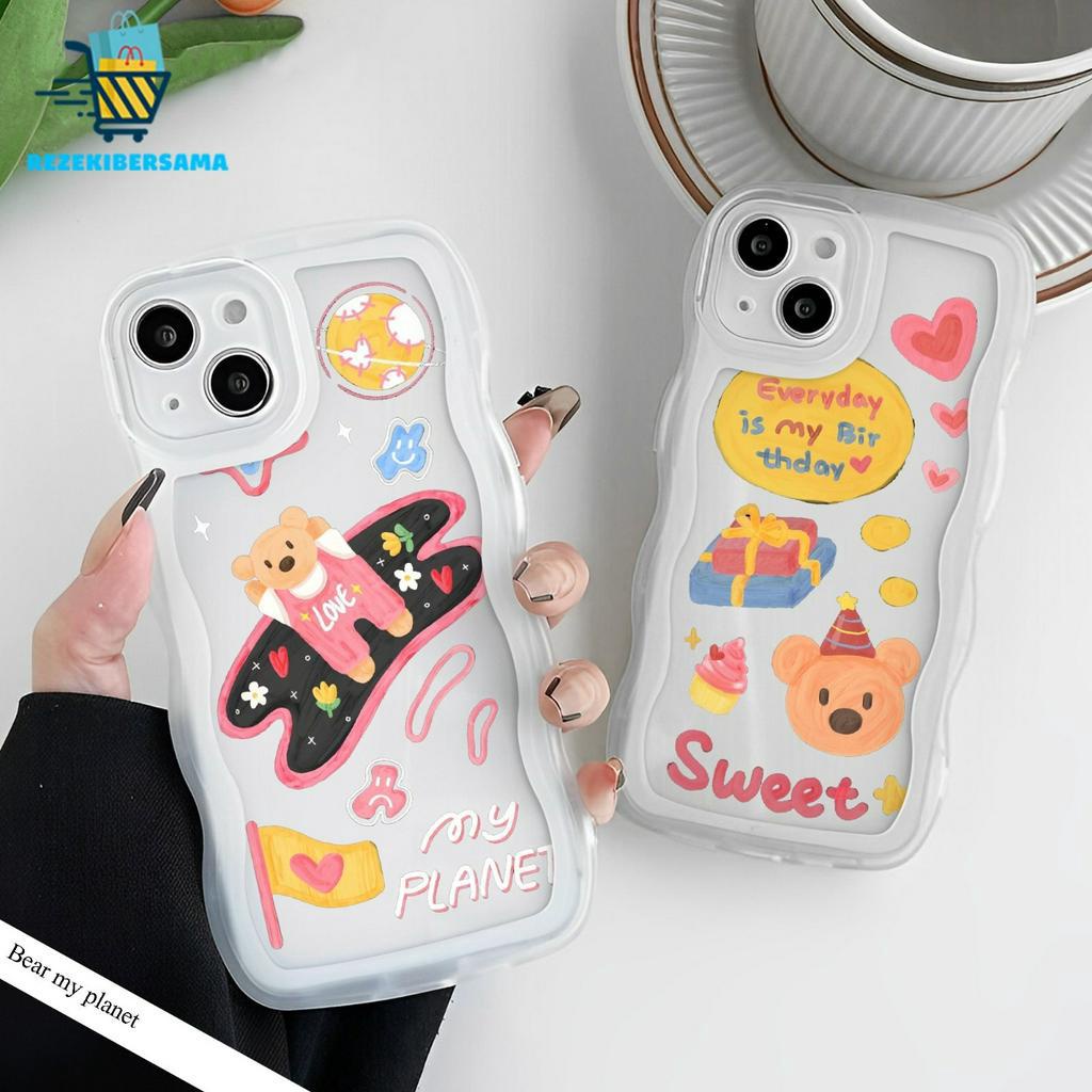 SOFTCASE SILIKON GELOMBANG BENING CUSTOM FOR  A04S A10S A12 A13 A32 A16K A17 A17K A54 A55 C30 C31 C3