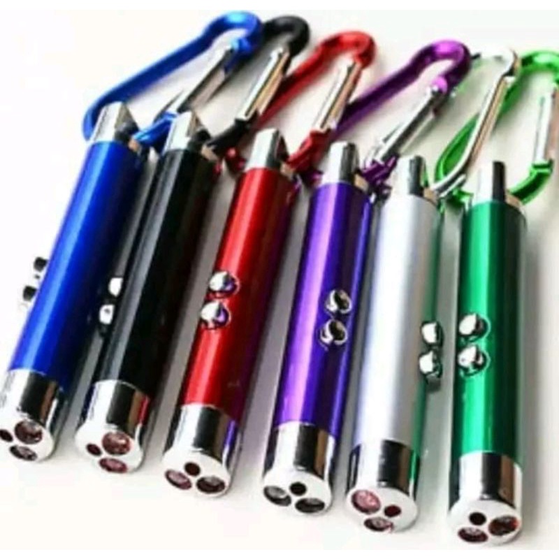 Vinztstore - Green Laser Pointer Senter Laser 3 in 1 Gantungan Kunci Laser Baterai Red Laser Pointer 1mw 650nm Murah