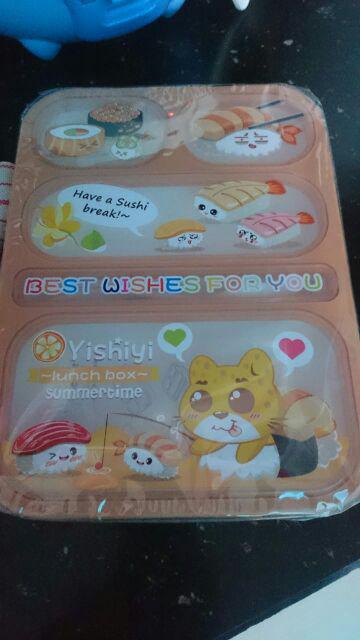 Alfaindo Lunch Box Kotak Makan Anak Bpa Free Yooyee Yy590 Sekat 5 Bubblewarp