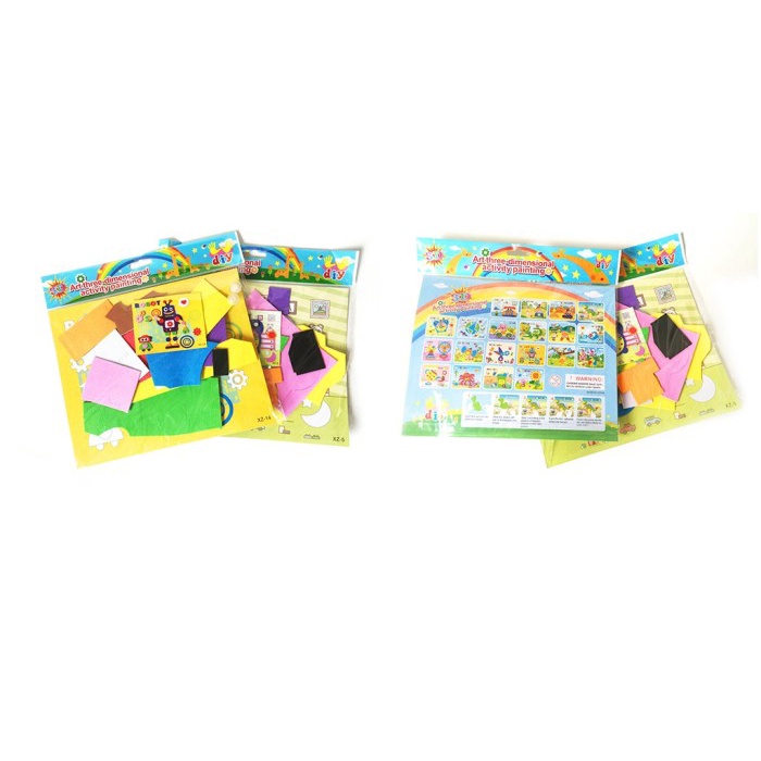 Mainan Edukasi Anak - Puzzle Anak Sticker Eva Foam 3D Putar Gerak - Puzzle Eva Putar