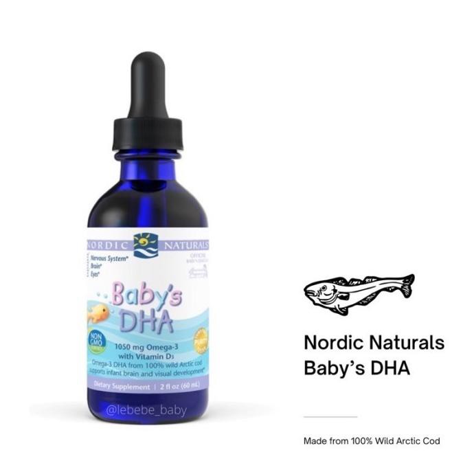 NORDIC NATURALS BABYS DHA/VITAMIN DHA/VITAMIN BAYI/VITAMIN ANAK TERBARU