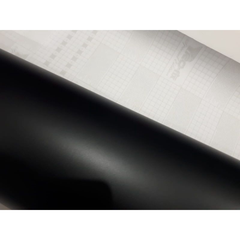 SKOTLET WARPING MOBIL SKOTLET KAP MESIN MOBIL ATAP MOBIL STIKER HITAM DOFF 152CM X 1METER