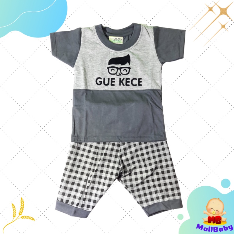 Baju Bayi Laki Laki Setelan Pakaian Bayi Keren Gue Kece