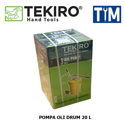 TEKIRO Pompa Oli Drum 20 L / Hand Oil Pump 20 L