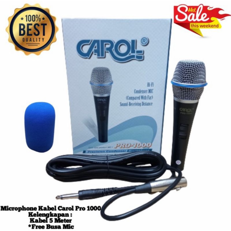 MIC CONDENSOR CAROL PRO 1000