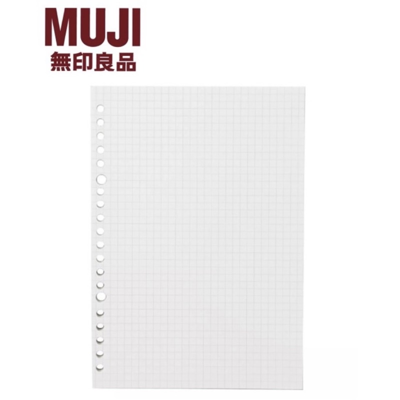 

MUJI ORIGINAL LOOSE LEAF KERTAS BINDER GRID A5 ISI 100 LEMBAR