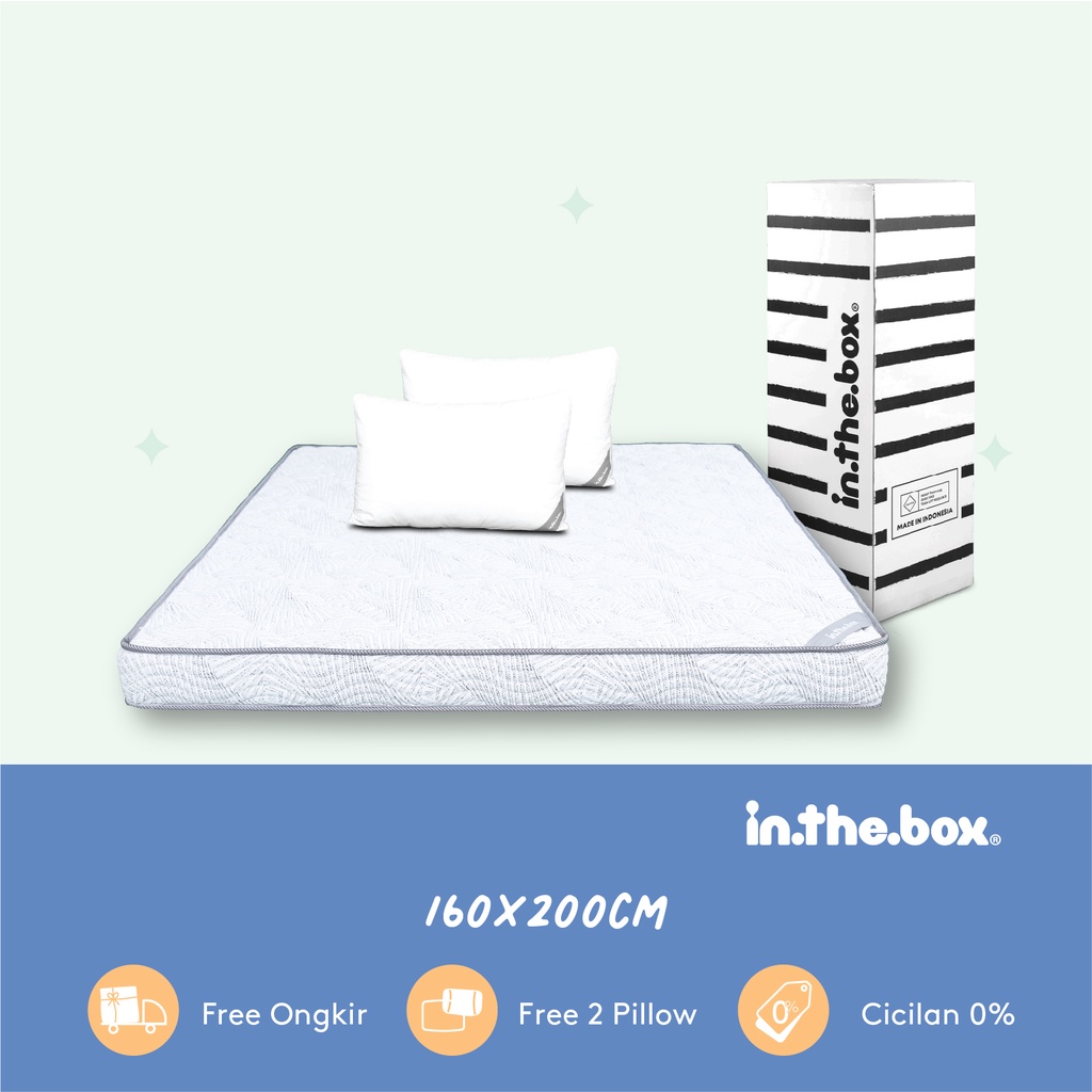 Kasur Spring Bed In The Box HYBRID Tebal 15cm Uk 160x200 Matras Inthebox