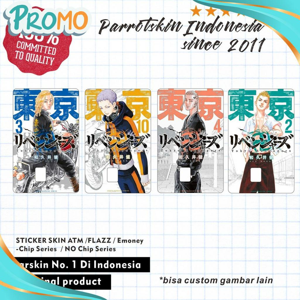 

TERBATAS Sticker Kartu Atm Skin Card Tokyo Revengers flazz emoney tapcash dll
