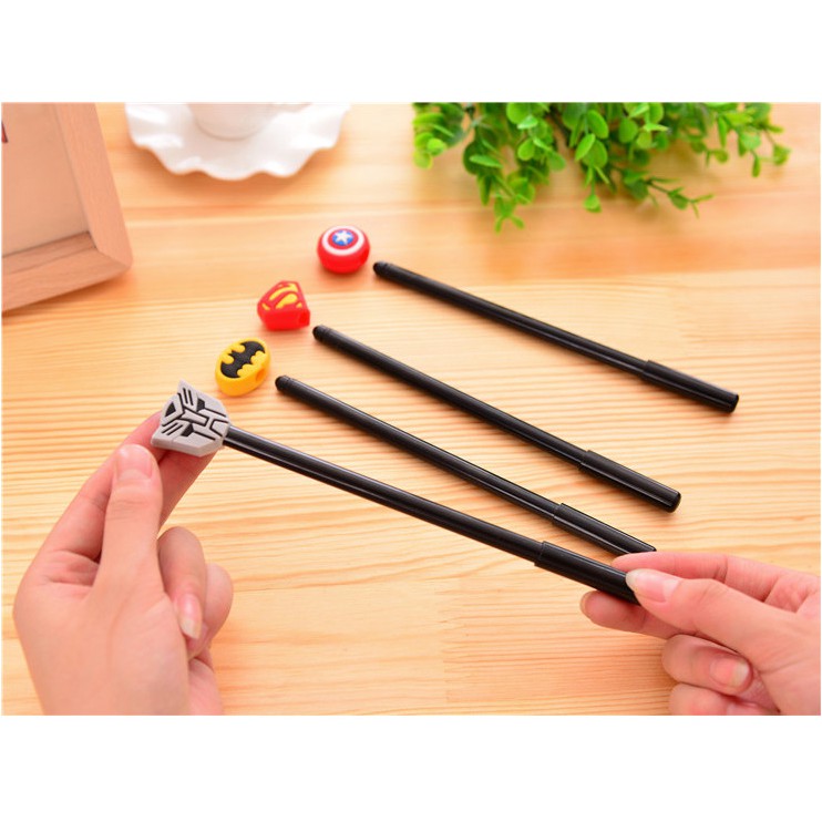 

(PROMO) Pulpen Gel Super Heroes Batang Hitam 0.5mm