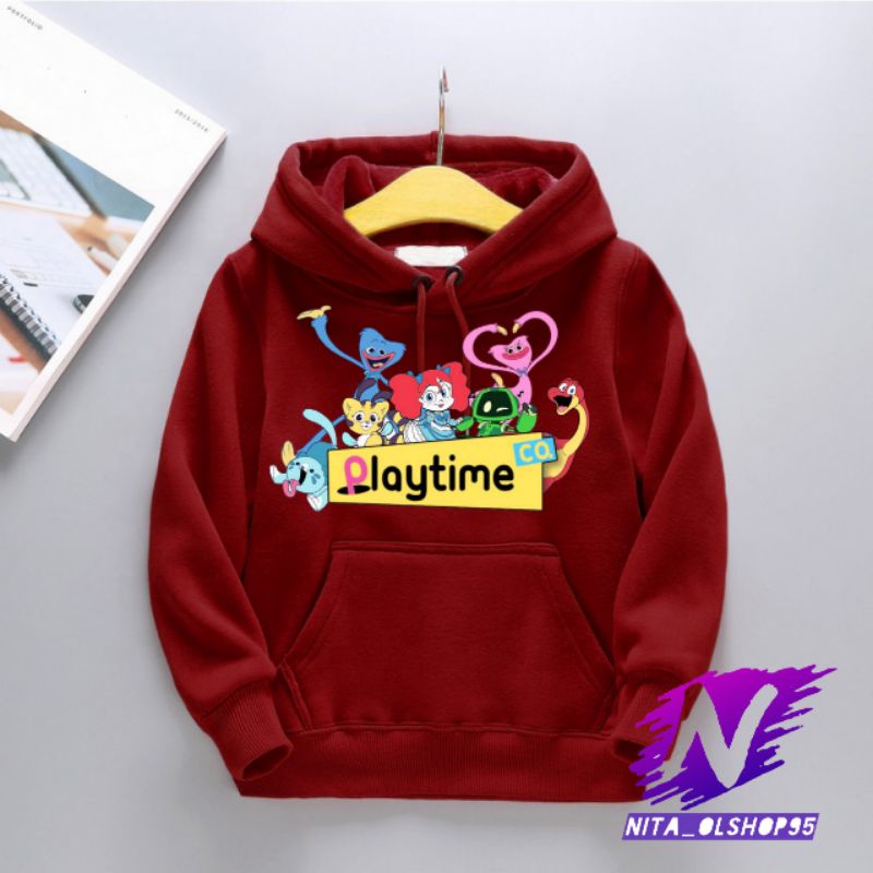 Hoodie playtime hoodie anak hugy wugy play time