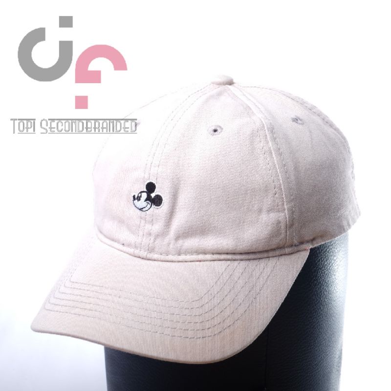 Topi Cap logo Mickey Mouse kecil , Prelove Bekas Second