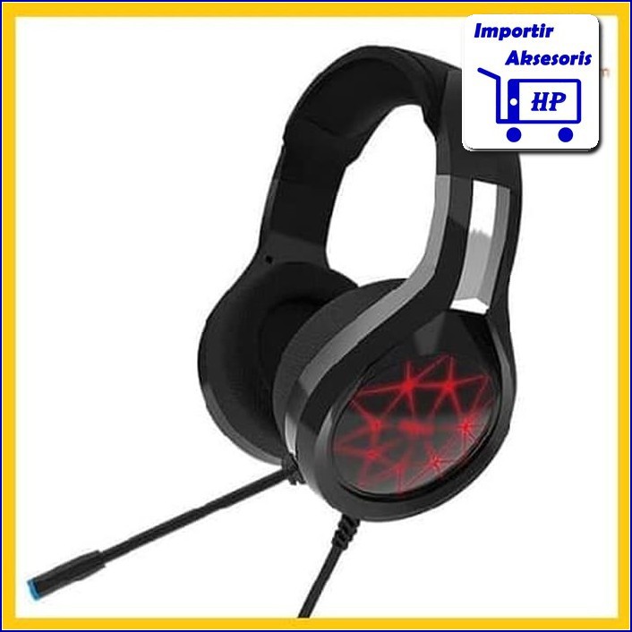Headset Earphone Headphone Kabel Gaming Robot RHG10 HK005