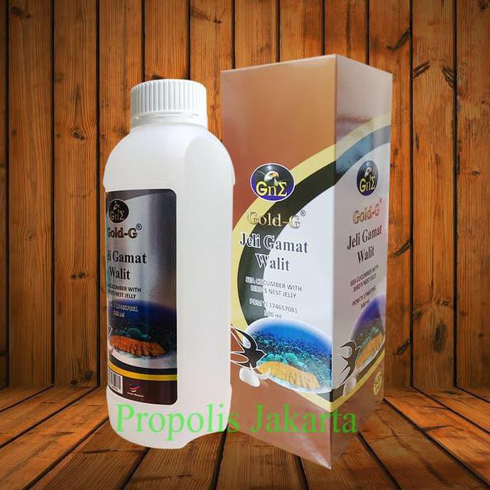 Asli Jelly Jeli Gamat Gold G Walit / Walet 500 / 500Ml Asli / Original