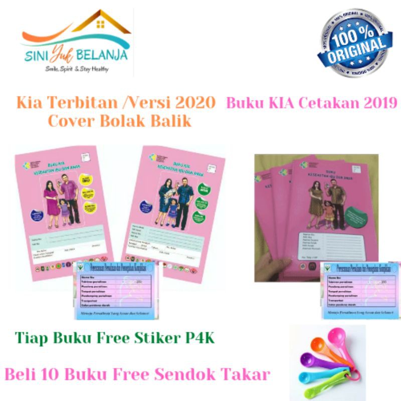 Jual BUKU KIA TERBARU 2020/ FREE STIKER P4K)/KIA VERSI 2019 UKURAN