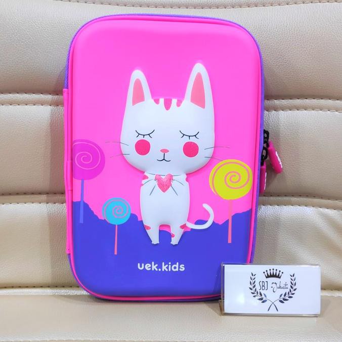 

Promo !!!! Termurah !!! Kotak pensil dan alat tulis model Smiggle EVA Hardcase UK waterproof - Cat N