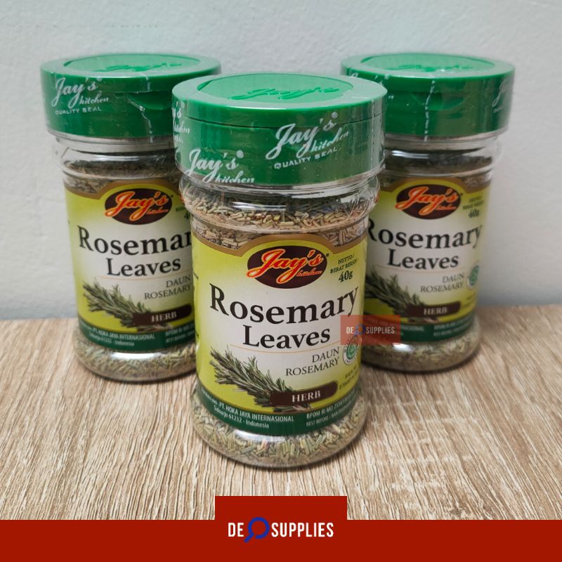 

Jay's Rosemary Leaves 40gr - Jays Daun Rosemari Bubuk Kering Bumbu Dapur Italy Pasta Pizza Herb Jay