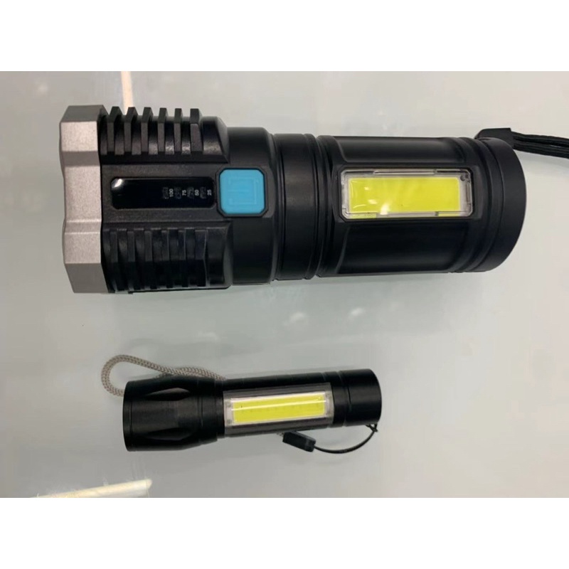 Kiseki Senter 4 Mata L-19/Yh-001| Usb Charge Flashlight | Senter Tangan | Senter Sepeda | Senter Multifungsi | bisa cod-4