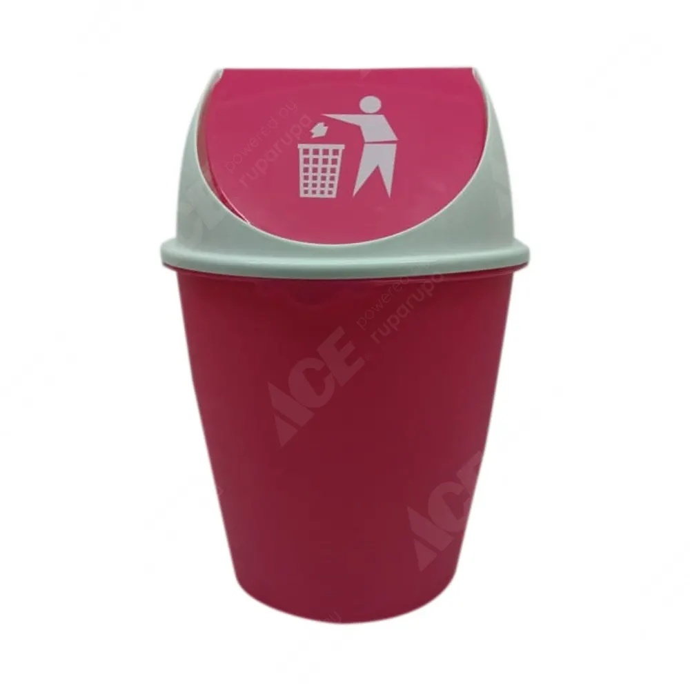 Selma 6 Ltr Hazel Tempat Sampah Dengan Tutup - Pink