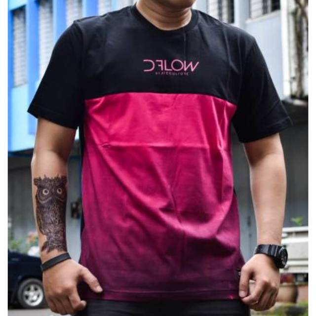 KAOS D'FLOW ORI BEST SELLER FREE STICKER BISA COD