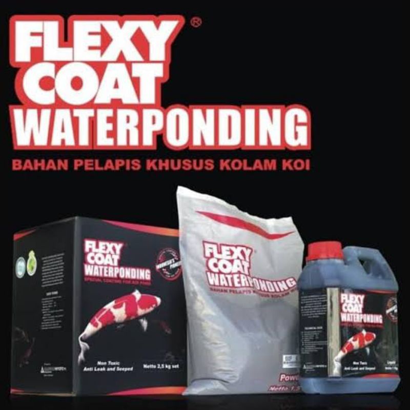Flexy Coat FlexyCoat Waterponding 2,5 Kg Cat Pelapis Kolam Ikan Koi