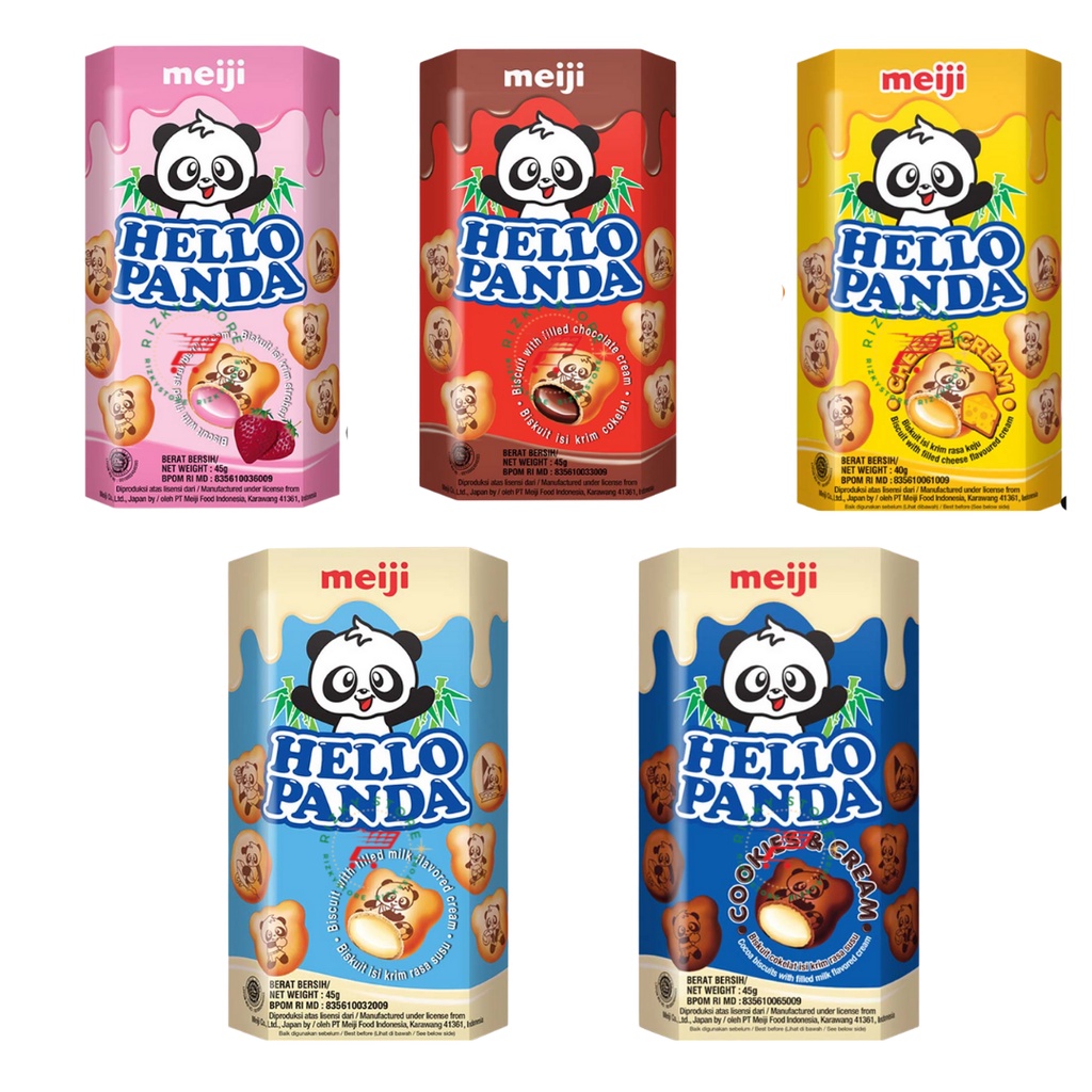 Meiji HELLO PANDA Biskuit isi 45g