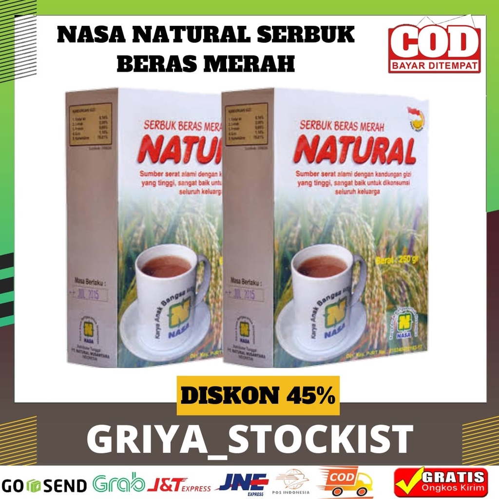 

( COD ) MINUMAN SERBUK BERAS MERAH NATURAL BESAR 500 GRAM SBMN NASA TERMURAH