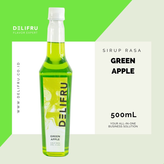 

Sirup Green Apple Delifru - 500 ml
