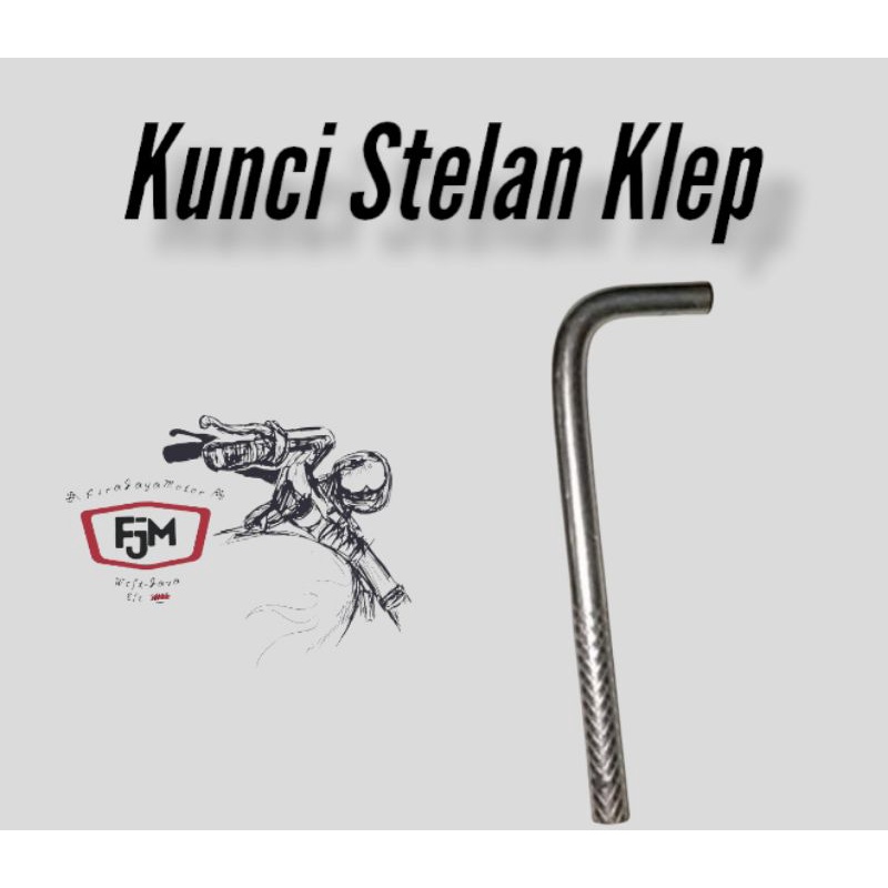 Kunci Stel Klep Motor Setelan-Stelan Klep L All Honda/Yamaha/Suzuki Bebek/Matic