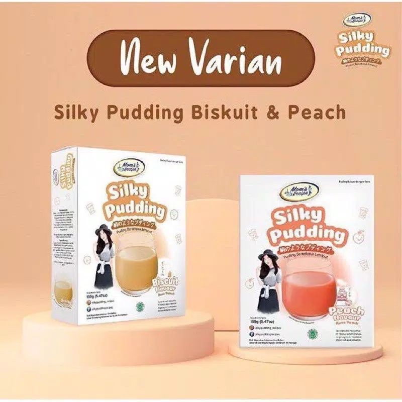 

VARIAN BARU Silky Pudding Rasa Biscuit & Peach 155 Gram