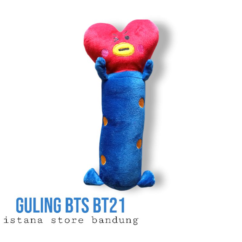 Guling Boneka BT21 BTS Unofficial Model Terbaru Bahan Yelvo Premium Murah Label SNI