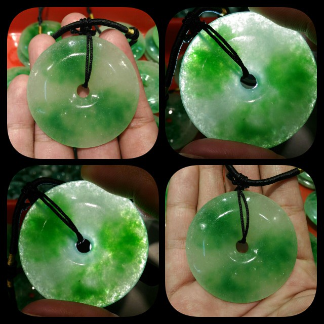 LIONTIN GIOK HIJAU MODEL DONAT GRATIS TALINYA