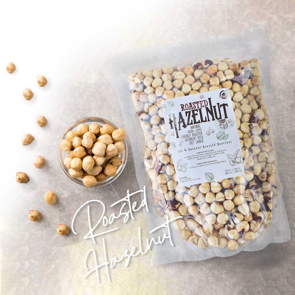 Roasted Hazelnut ( Kacang Hazelnut Panggang ) - 1Kg