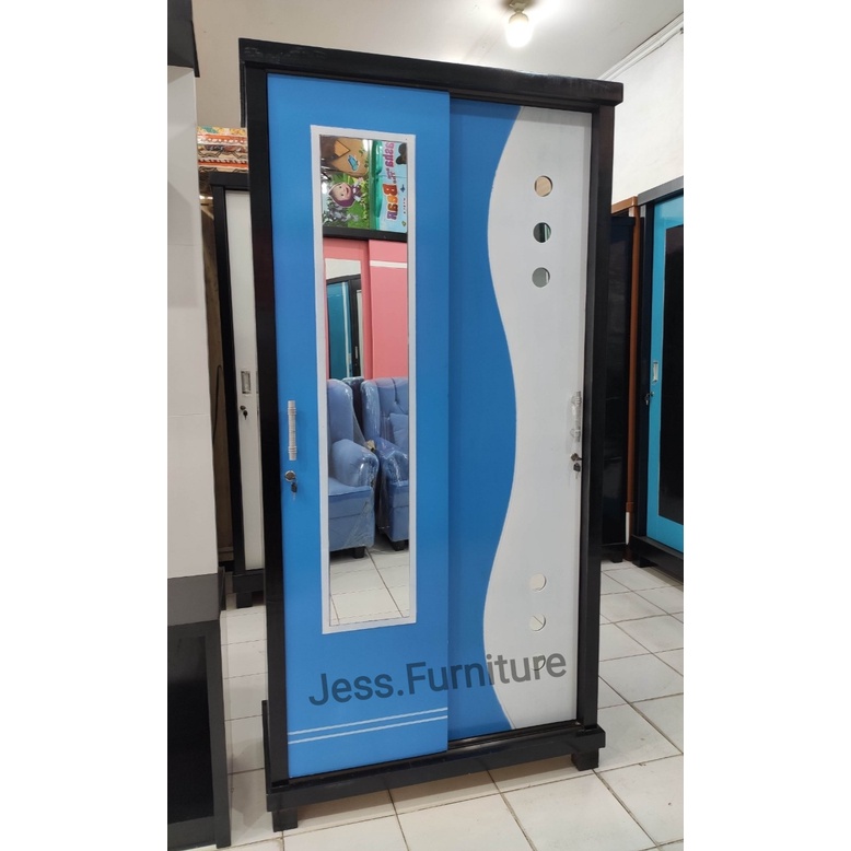 Jual Lemari Baju 2pintu Sliding Lemari Pakaian 2 Pintu Sliding
