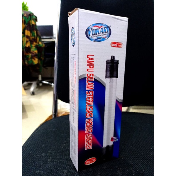 LAMPU ANTI LUMUT BAKTERI LAMPU STERILISASI UV YUKARI 7WATT