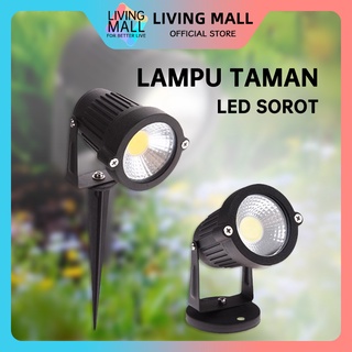 LED Halaman Lampu Spotlight 5W Teras Outdoor Taman Sorot Tancap Spot Garden Park Light Lamp 5 Watt