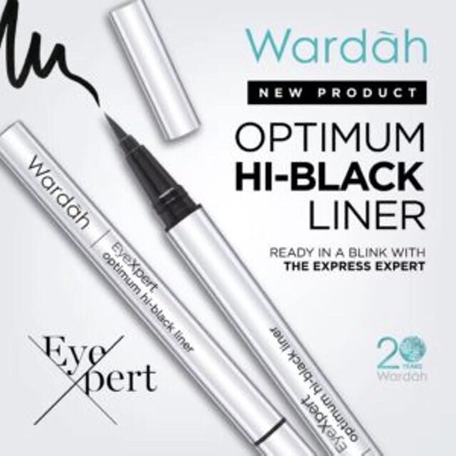 Wardah EyeXpert Optimum Hi-Black Liner | Eyeliner Spidol | Eye Liner